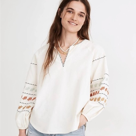 Madewell Embroidered-Sleeve
Popover Top size XS - Picture 2 of 6